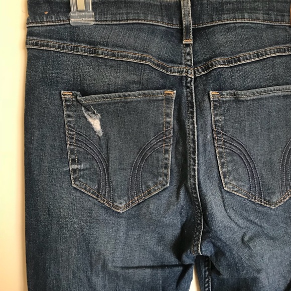 High rise flare jean lightly worn - Picture 3 of 4